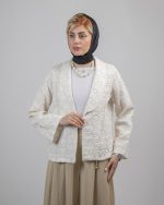 خرید کت لینن کوک دوزی شده با کیفیت بالا