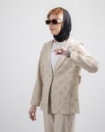 کت لینن کوک دوزی خوش‌فرم مناسب استفاده روزمره